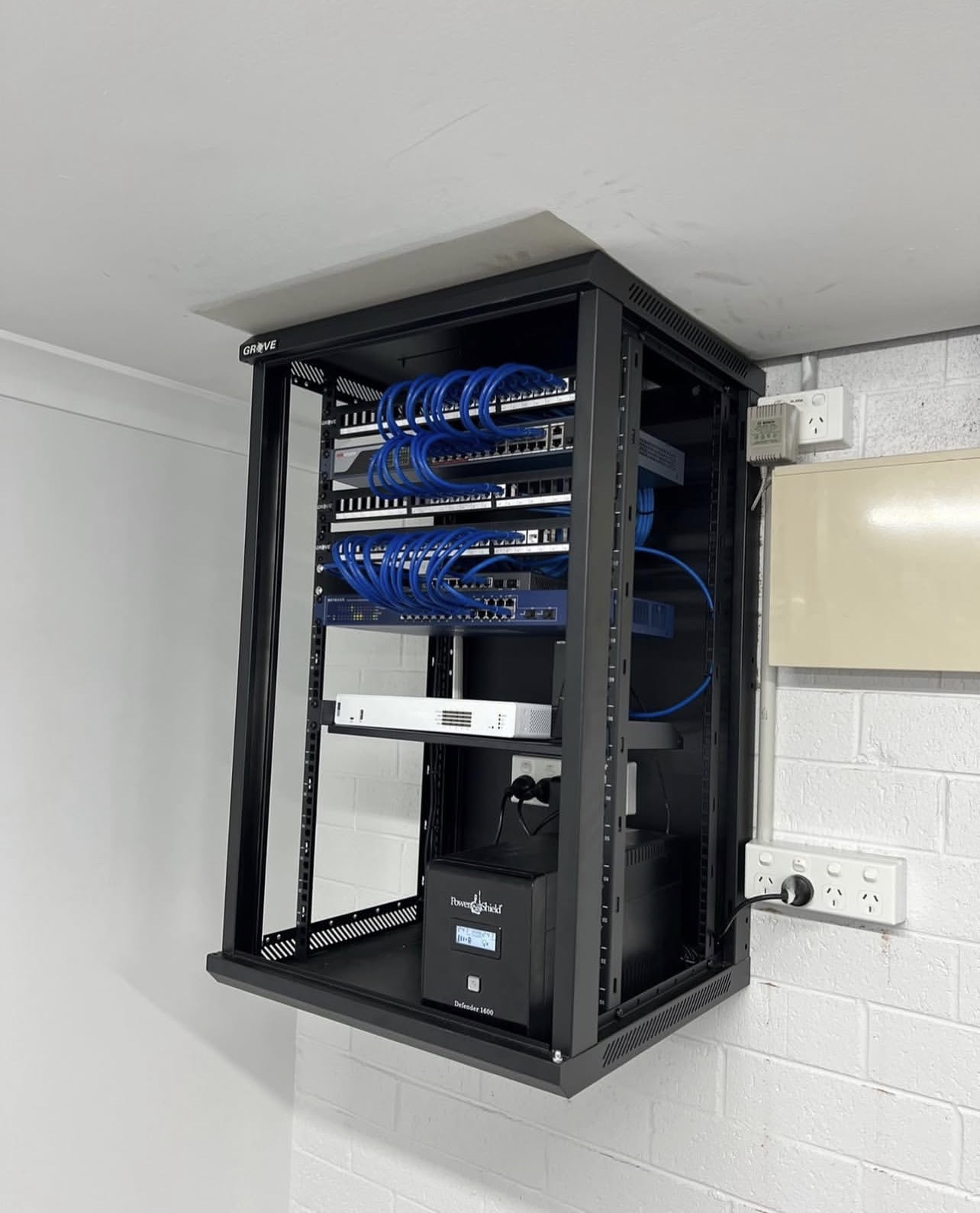 Data rack and network install