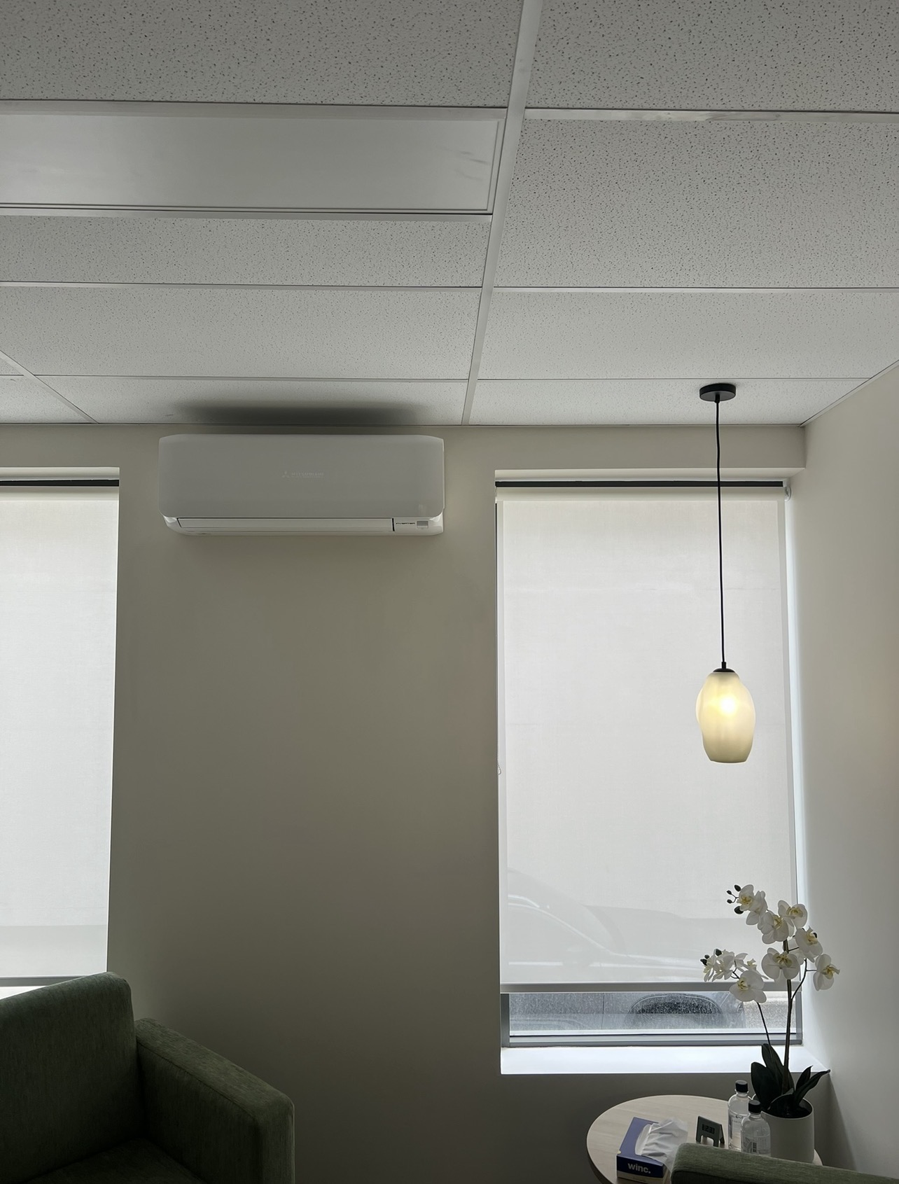 Split system air conditioning install