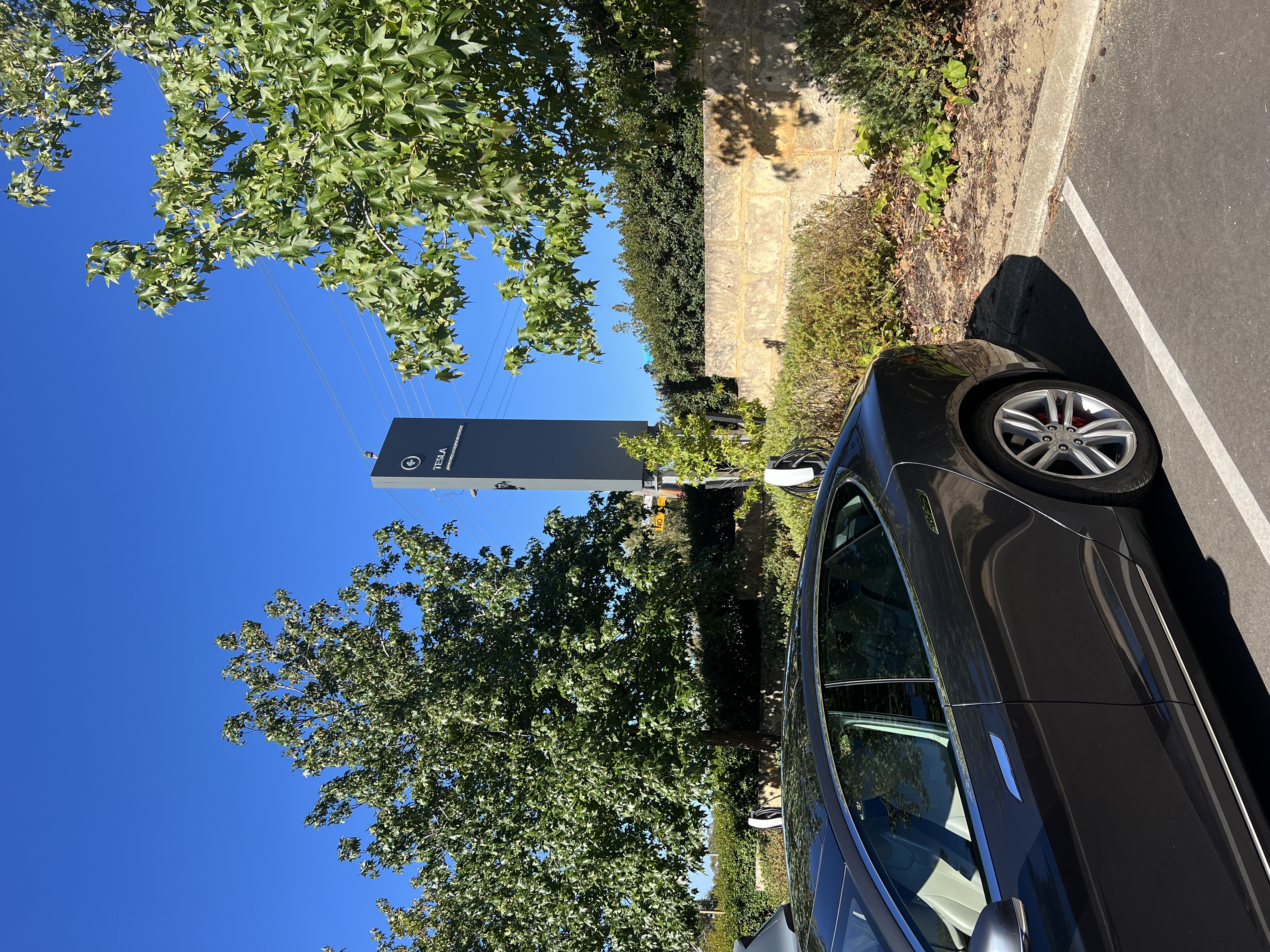 Tesla pedestal commercial install